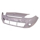 Renault Clio 2009-2012 Front Bumper No Wash Jet Holes - With Reinforcement - Primed (16 Inch Wheel Models)