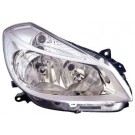 Renault Clio 2005-2009 (Not Campus) Headlamp Halogen Not Cornering Type - Chrome