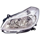 Renault Clio 2005-2009 (Not Campus) Headlamp Halogen Not Cornering Type - Chrome