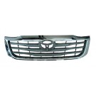 Toyota Hilux 2012-2016 front Grille Grey Type With Chrome Surround	