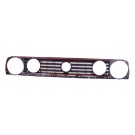 Volkswagen Golf Mk2 1st/2nd Facelift 1987-1991 Front Grille - Twin Holes Red Trim Strip