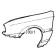 BMW 3 Series 1984-1987 Front Wing - Not Cabriolet