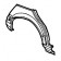 BMW 3 Series 1987-1991 Rear Wheel Arch R/H