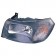 Ford Transit Mk6 2000-2006 Headlamp Electric & Manual Black Type L/H