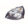 Renault Clio 2001-2005 Headlamp Halogen Type - Black L/H