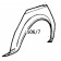 Nissan Cherry/Sunny 1982-1986 (N12/B11) Rear Wheel Arch L/H