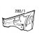 Ford Fiesta Mk1 1977-1983 Inner Front Wing Rear Section