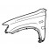 Honda CR-V 1997-2002 Front Wing L/H