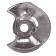 Mercedes 200/300 1985-1995 (W124) Front Brake Disc Back Plate / Splash Panel