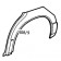 Mercedes 190 1983-1993 (W201) Rear Wheel Arch L/H
