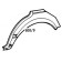 Mercedes S-Class (W126) 1981-1991 Rear Wheel Arch L/H
