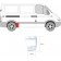 Renault Master / Vauxhall Movano 1998-2010 Side Repair Panel Above Sill Front of Rear Wheel SWB Models R/H
