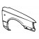 Vauxhall Astra Mk2 / Opel Kadette E 1984-1991 Front Wing With Indicator Hole R/H
