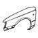 Vauxhall Astra Mk2 / Opel Kadette E 1984-1991 Front Wing With Indicator Hole L/H