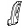 Vauxhall Astra Mk2 1984-1991 Door Hinge Post - A Post Lower L/H