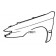 Peugeot 406 1996-1998 Front Wing