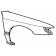 Subaru Legacy 1989-1994 Front Wing O/S
