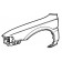 Toyota Corolla 1988-1992 (E9) Front Wing - Hatchback/Saloon L/H