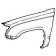 Toyota Hilux 1998-2002 Front Wing (With Moulding Holes/Four Wheel Drive) L/H