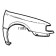 Vauxhall Cavalier Mk3 4 Door Saloon 1988-1995 Front Wing With Hole for Indicator R/H