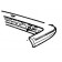 Volkswagen Polo 1981-1990 Rear Bumper (With Chrome Moulding)