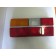 Volvo 740 1982-1991 Rear Lamp With Chrome Trim - Red & Amber