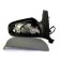 Vauxhall Zafira 2005-2014 Door Mirror Electric Heated Manual Fold Type With Primed Cover L/H