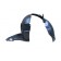 Citroen C3 5 Door 2002-2005 Front Wing Splashguard (Petrol Models)