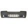 Renault Trafic 2007-2014 Front Bumper With Lamp Holes - Black (Standard Models)