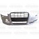 Audi A6 Saloon 2009-2011 Front Bumper with Wash Jet Holes - No Sensor Holes - Primed (Not S-Line models)