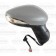 Door Mirror Electric Heated Manual Fold Type With Primed Cover