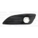Ford Fiesta Mk7 2013-2017 Front Bumper Grille Outer Section - With Lamp Holes & Chrome Trim - Matt Black (Standard Models)