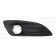 Ford Fiesta Mk7 2013-2017 Front Bumper Grille Outer Section - With Lamp Holes & Chrome Trim - Matt Black (Standard Models)