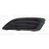 Ford Fiesta 3 Door Hatchback 2013- Front Bumper Grille Outer Section - No Lamp Holes - Matt Black N/S
