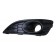 Ford Fiesta Mk7 2013-2017 Front Bumper Grille Outer Section - With Lamp Holes - Matt Black (Zetec-S Models)