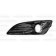 Ford Fiesta 3 Door Hatchback MK7 2013- Front Bumper Grille Outer Section - With Lamp Holes & Chrome Trim - Gloss Black (Standard Models) N/S