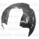 Ford Fiesta 3 Door Hatchback MK7 2013- Front Wing Splashguard (Not ST Models) N/S