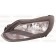 Ford Focus Headlamp Halogen Black Type N/S