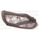 Ford Focus Headlamp Halogen Black Type O/S