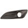 Ford Fiesta Mk7 2013-2017 Front Bumper Grille Outer Section - With Lamp Holes & Chrome Trim - Matt Black (Standard Models)