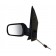 Ford Fiesta Mk6/Mk6.5 2002-2008 Door Mirror Manual Type With Black Cover L/H