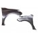 MITSUBISHI L200 15> FRT WING W/O S/L HLE W/MLDG HOLES R/H