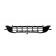 Peugeot 207 2009-2012 Front Bumper Grille Lower Section - With Grey Trim (Standard Models)