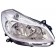 Renault Clio 2005-2009 (Not Campus) Headlamp Halogen Not Cornering Type - Chrome
