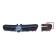 Volkswagen Golf 2013-2017 Front Grille With Chrome Trim - Open Type - Black (Standard Models)